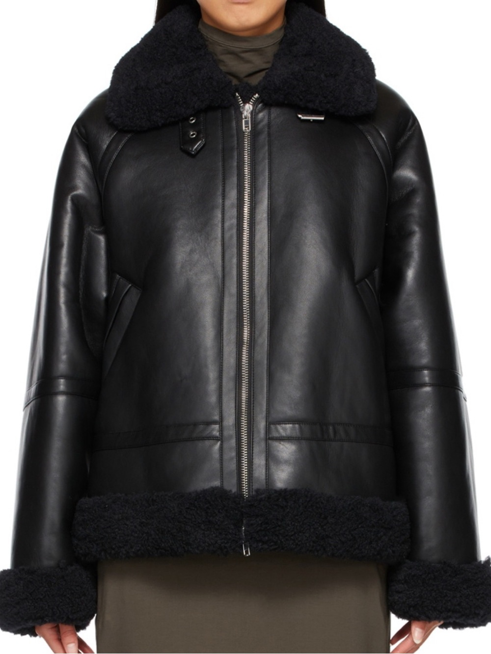 NWT Stand Studio Lorelle Faux-Leather Jacket - Picture 2 of 4